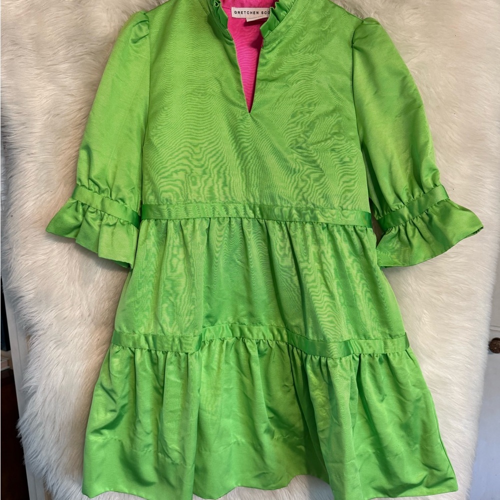 Gretchen Scott Teardrop Faille Dress - Picture 2 of 4